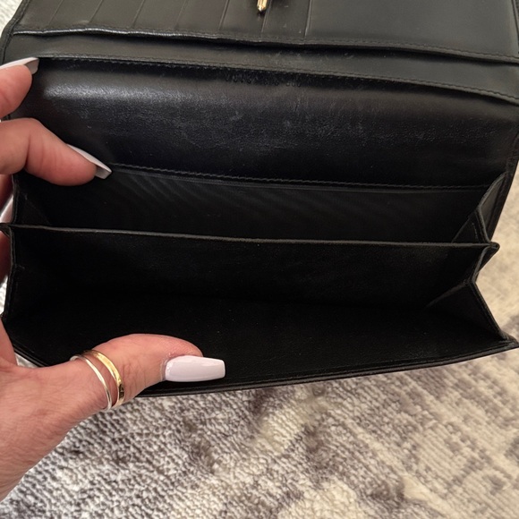 GUCCI Micro GG Pattern Genuine Leather Long Wallet - Picture 7 of 14